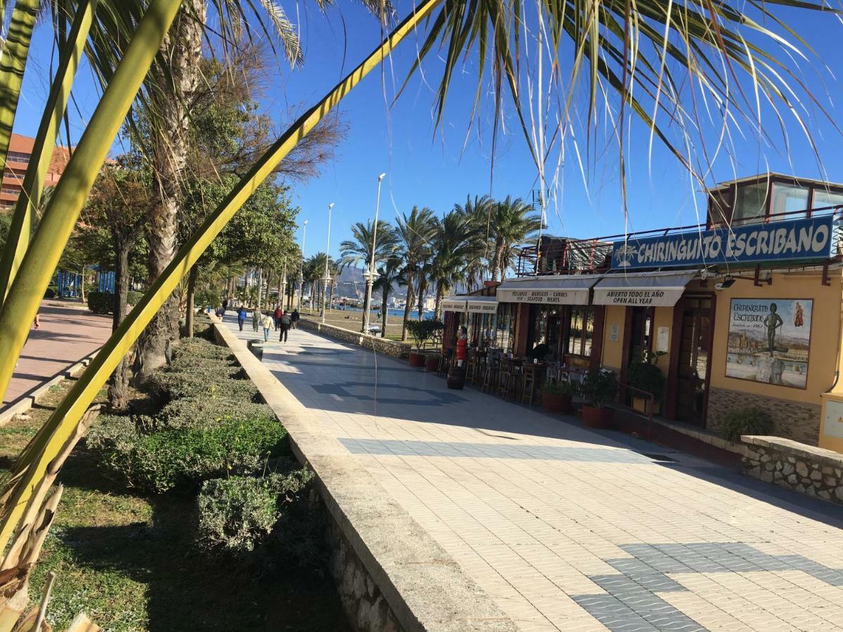 Apartamento Paseo Marítimo Antonio Banderas Malaga Bagian luar foto